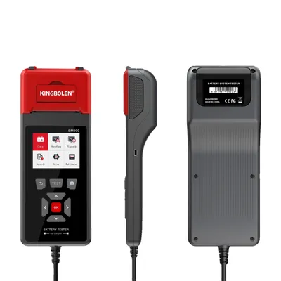 Obrázok produktu pre Tester autobatérií, kompatibilita pre 6V 12V 24V, funkcia štartovacieho testu, funkcia hlásenia tlaku, BM800