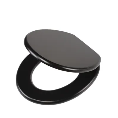 Produktbild von Tiger WC-Sitz Leatherlook MDF Schwarz, 252540746