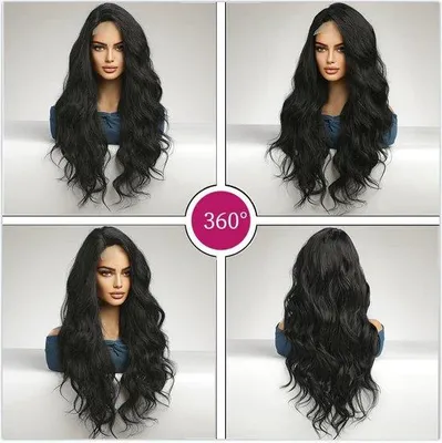 Productafbeelding van Famanu pruik voor dames, synthetisch haar - 22,2 x 16,7 x 5,2 cm; 430 gram