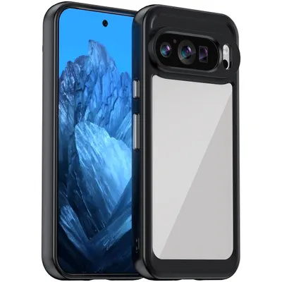 Produktbild von Mobigear Crystal  Google Pixel 9 Hülle Hardcase Backcover - Schwarz