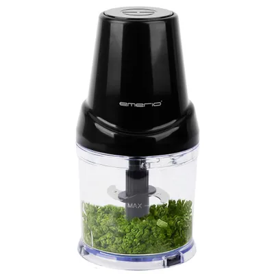 Productafbeelding van Emerio Elektrische Hakmolen – Mini Chopper – 500 ml – 400 W – Zwart – MC-132890