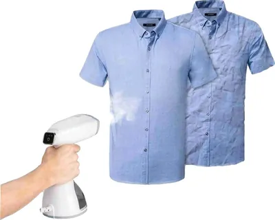 Obrázek produktu pro Ruční napařovací žehlička, 1500 W, objem 350 ml, 28 cm x 10 cm x 12 cm, 110–240 V, design vhodný na cestování