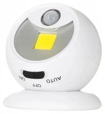 Obrázok produktu pre Verk 12334 Otočné svietidlo 9 LED COB so senzorom pohybu, biele