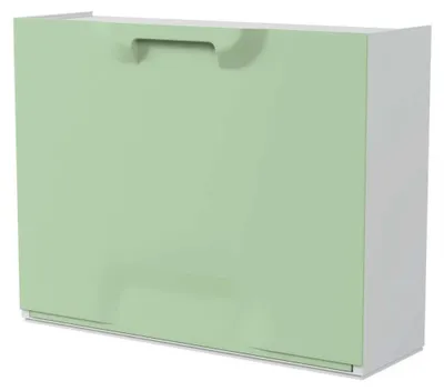 Produktbild von Grüner Schuhschrank aus Kunststoff, 51 x 17,3 x 40 cm