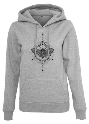 Produktbild von Mister Tee - Kapuzenpullover für Damen TN2826 (S) (Grau meliert)