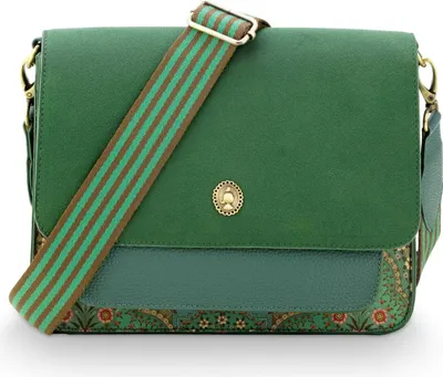 Produktbild von Pip Studio Fenna Cross Body Bag Medium Jabali Farbe Green 25x7x20cm