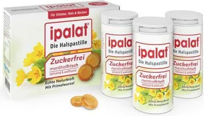 Produktbild von Ipalat Pastilky do hrdla bez cukru 120 ks