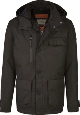 Produktbild von 26151 Camel Active, , Herren Winterjacke, Winterparka teflonbeschichtet wetterfest, anthrazit, 48