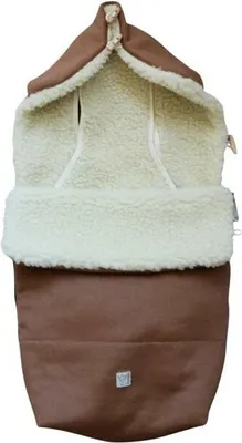 Produktbild von KAISER Kinderwagen Fußsack "Lotte" Wolle (Loden) burro