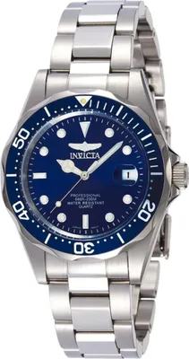 Produktbild von Invicta Pro Diver 9204 - Náramkové Hondiky - Quartzové - Nerezová ocel s modrým ciferníkem - 37mm