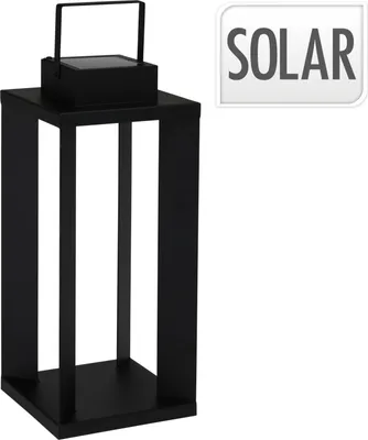 Image de Lanterne solaire H51Cm Noir