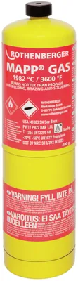 Image de Cartouche de gaz Mapp US 400g 750ml - ROTHENBERGER - 35698