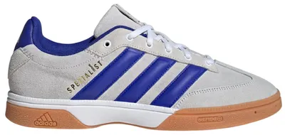 Image de Chaussures de sport Adidas Spezialist Indoor Handball Hallenschuhe gris clair/bleu/blanc JS0240, pointure : 46 EU