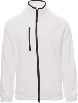 Produktbild von PAYPER NORWAY Fleecejacke mit Reißverschluss und Taschen, warm, atmungsaktiv, für Arbeit und Freizeit weiß L