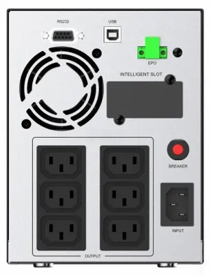 Immagine prodotto di Atlantis Land Gruppo Di Continuità Ups Hostpower 4003 Pro Line Interactive 3000Va 2100W Sinewave 6X Iec Display Lcd Usb
