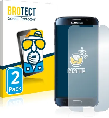 Produktbild von 2x BROTECT Schutzfolie für Samsung Galaxy S6 Displayschutz Displayschutzfolie Folie Matt Entspiegelungsfolie