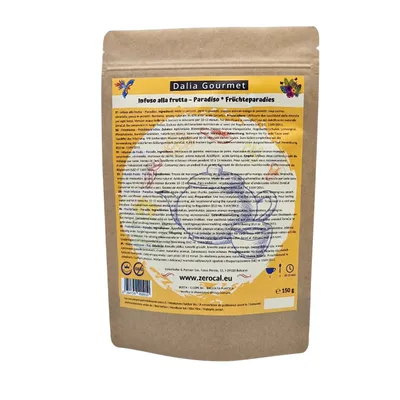 Immagine prodotto di Dalia - Tisana Sfusa Paradiso 150g | Infuso alla Frutta | Miscela Aromatica | Prodotta in Italia