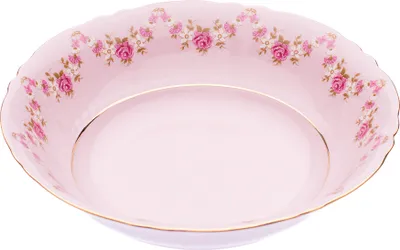 Image de Compotier, 16 cm, porcelaine rose, fleurs, Leander
