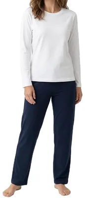 Produktbild von JOOP! Cosy Schlafanzug Set aus Langarm-Shirt und langer Hose, Hose mit bequemem Gummibund, Elastisches Material für hohen Komfort