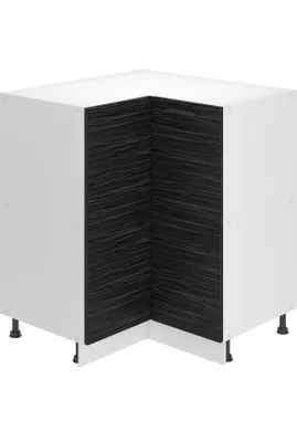 Produktbild von Belini Unterschrank Küche, Küchenunterschrank 90 cm Breite. SNP Küchenunterschrank ohne Arbeitsplatte. Eckschrank Küche mit 1 Tür, Königliches Ebenholz