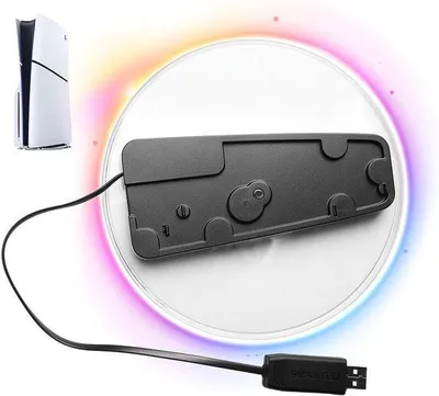 Produktbild von PS5-Konsole-Halterung für Slim-Discs und digitale Spiele (Schwarz)