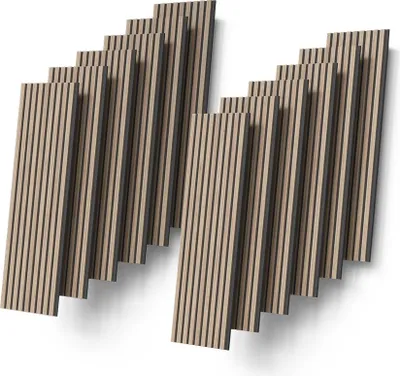 Immagine prodotto di Pannello acustico Livinity Grivola Marrone 12 pezzi, Model 59298