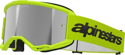 Produktbild von Alpinestars Vision 3 Wordmark Mirror Motocross Brille, gelb, Einheitsgröße