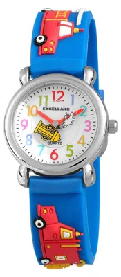 Produktbild von Excellanc Kinder Armbanduhr EX0274 silberfarbig, Mineralglas