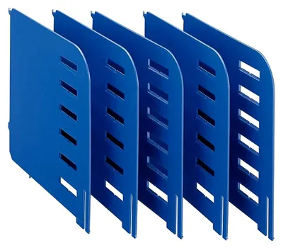 Produktbild von Trennwände aus Kunststoff 231x240mm blau, 5 Stück