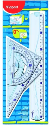 Produktbild von Maped Maxi Lineal-Set 4 Stück(e) Kunststoff
