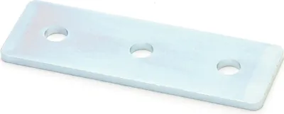 Produktbild von Verbinderplatte I-Typ Nut 5, 20x60mm, Stahl 2mm galvanisch verzinkt