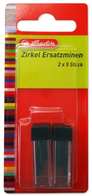 Produktbild von Herlitz 10 Zirkelminen HB 2.0 mm