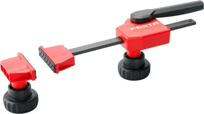 Zdjęcie produktu dla Zacisk Levior / skok zacisku 120 mm do stołów warsztatowych i płyt z otworami 20 mm