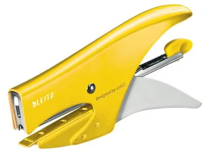 Zdjęcie produktu dla LEITZ 5531-10-16 LEITZ Heftzange 5531 WOW gelb-metallic