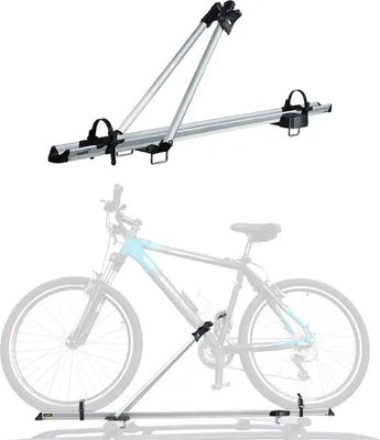 Obrázok produktu pre Nosič bicyklov Strešný nosič bicyklov do 17 kg Hliníkový strieborný Držiak na bicykel