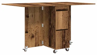 Obrázek produktu pro vidaXL Jídelní stůl, 2 ks, 140 x 80 x 77 cm, dřevotřísková deska, staré dřevo