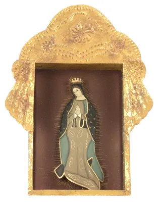 Produktbild von Meander Madonna biddend in kastje 19x5x24cm