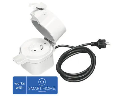 Immagine prodotto di LEDVANCE 4058075209985 LEDVANCE SMART+ ZB OUTDOOR PLUG EU Funksteckdose
