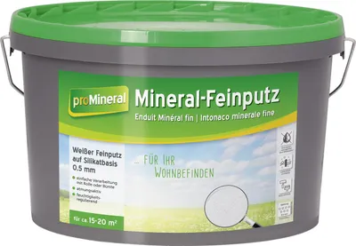 Produktbild von proMineral Mineral Feinputz 8 kg