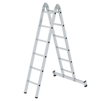 Produktbild von MUNK Gelenk-Klappleiter mit Nivello® Traverse 2x6 Sprossen
