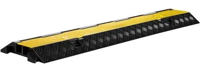 Produktbild von Famanu Kabelbrücke für 2 Kabel mit 13 Tonnen Tragkraft - Robuste Kabelschützer für den Außenbereich