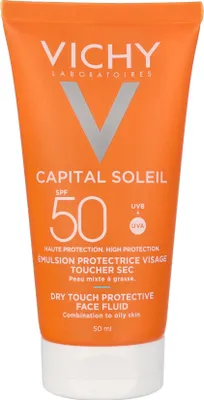 Obrázek produktu pro Ochranný matující fluid na obličej SPF 50 Capital Soleil (Mattifying Face Fluid) 50 ml