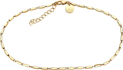 Produktbild von V Fusskette 925/- Sterling Silber 23+3cm gelb 358200036-1