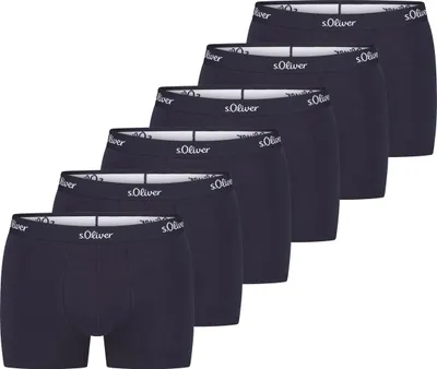 Produktbild von s.Oliver 6er Pack Basic Retro Short / Pant Hipster aus elastischem Jersey, Hoher Tragekomfort, Bund mit Logo-Schriftzug