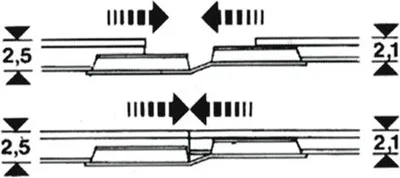 Produktbild von Fleischmann H0 6437 UEBERGANGSSCHIENENVERBINDER
