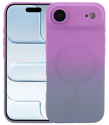 Immagine prodotto di Custodia in silicone MagSafe per Apple iPhone 17 Air con sfumatura di colore e protezione della lente del telefono cellulare