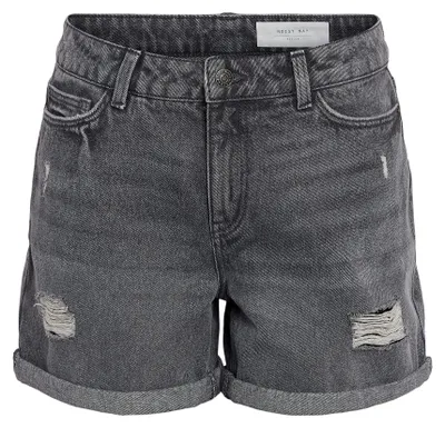 Zdjęcie produktu dla NOISY MAY Szorty dżinsowe z średnim stanem, letnie, z zamkiem błyskawicznym, styl casual, rozmiar: M