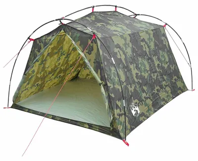 Image de Tente tunnel camouflage 2 personnes vidaXL