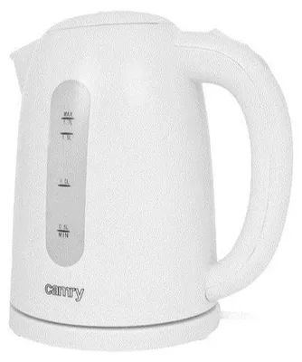 Zdjęcie produktu dla Camry Premium CR 1254W, 1,7 l, 2200 W, Biały, Plastik, Wskaźnik poziomu wody