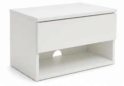 Produktbild von Wand-Nachttisch mit Schublade und Regal, 40 x 30 x 21,5 cm